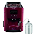 Krups - Máquina de café automática com reservatório de leite ESSENTIAL 1450W/230V vermelho