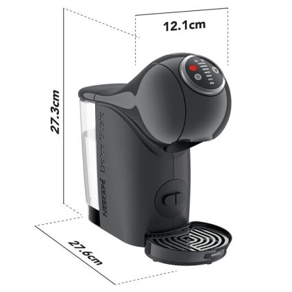 Krups - Máquina de café de cápsulas NESCAFÉ DOLCE GUSTO GENIO S 1500W antracite