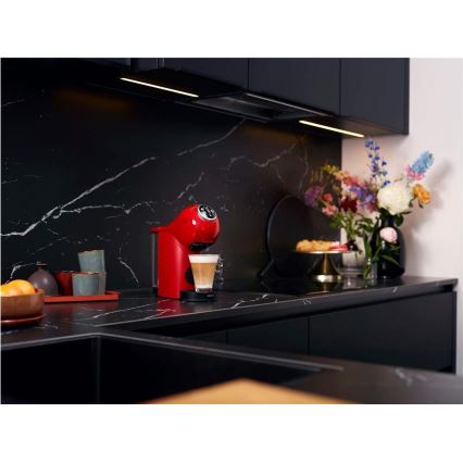 Krups - Máquina de café de cápsulas NESCAFÉ DOLCE GUSTO GENIO S PLUS 1500W vermelho