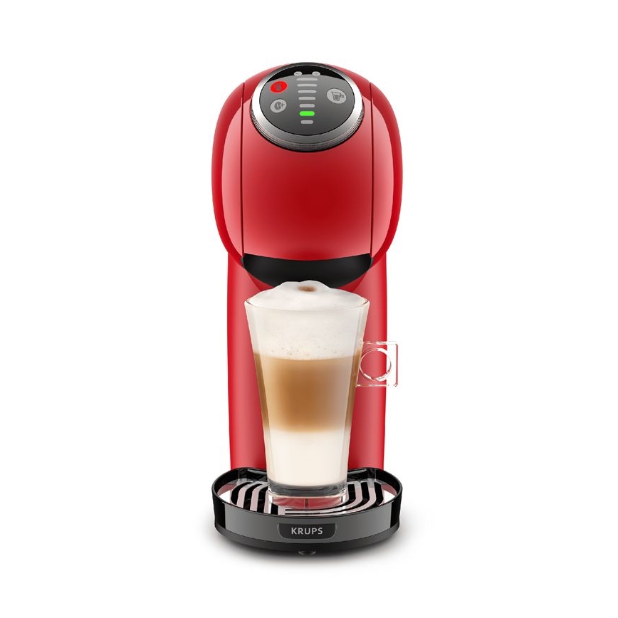 Krups - Máquina de café de cápsulas NESCAFÉ DOLCE GUSTO GENIO S PLUS 1500W vermelho