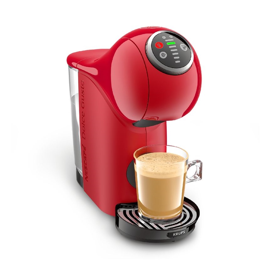 Krups - Máquina de café de cápsulas NESCAFÉ DOLCE GUSTO GENIO S PLUS 1500W vermelho