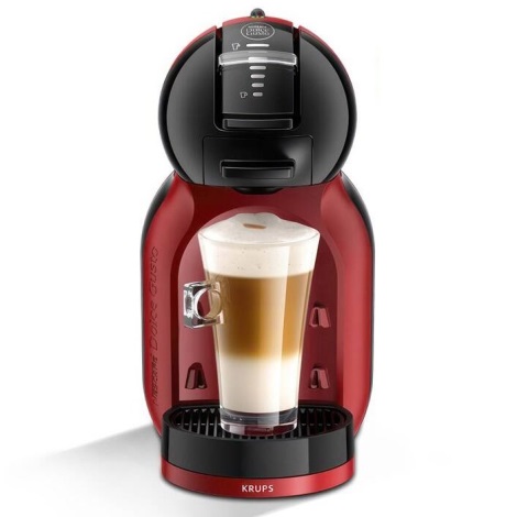 Krups - Máquina de café de cápsulas NESCAFÉ DOLCE GUSTO MINI ME 1500W/230V vermelho/preto