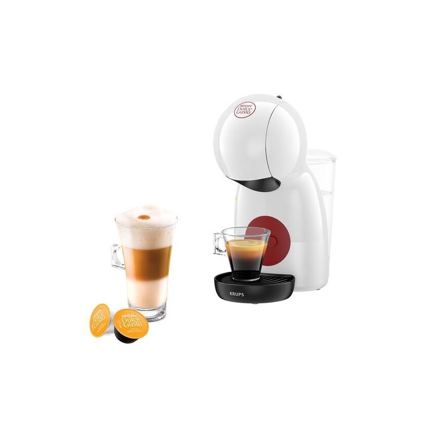 Krups - Máquina de café de cápsulas NESCAFÉ DOLCE GUSTO PICCOLO XS 1600W branco