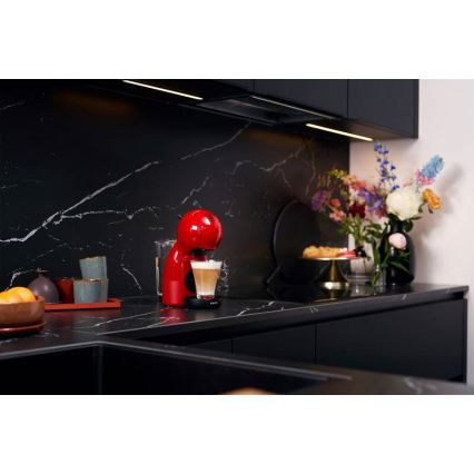 Krups - Máquina de café de cápsulas NESCAFÉ DOLCE GUSTO PICCOLO XS 1600W vermelho
