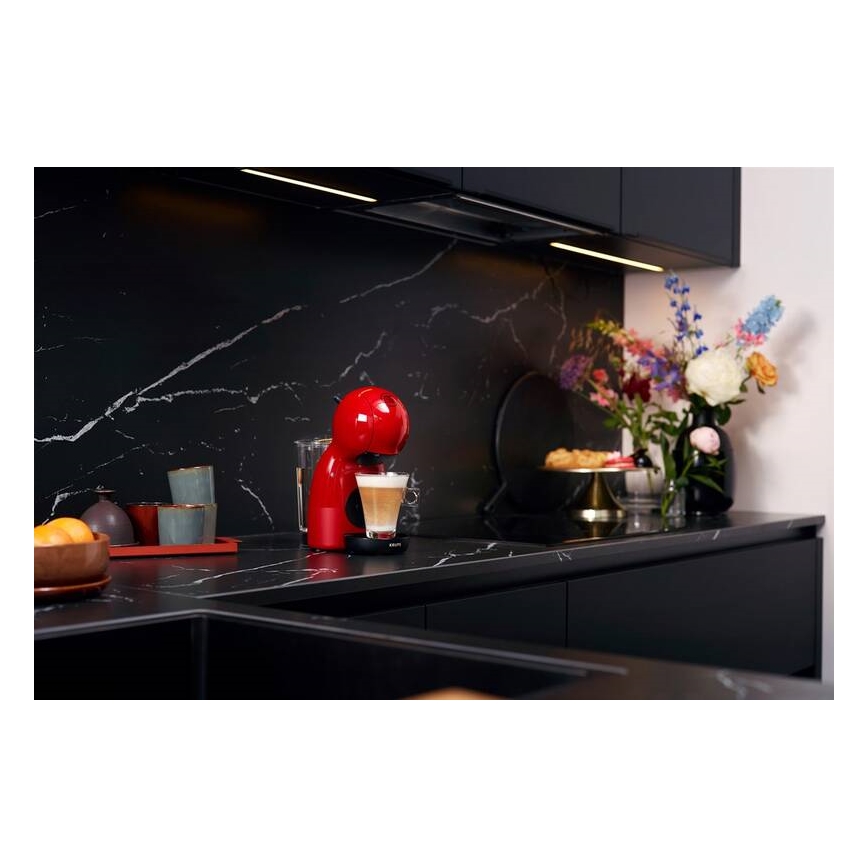 Krups - Máquina de café de cápsulas NESCAFÉ DOLCE GUSTO PICCOLO XS 1600W vermelho