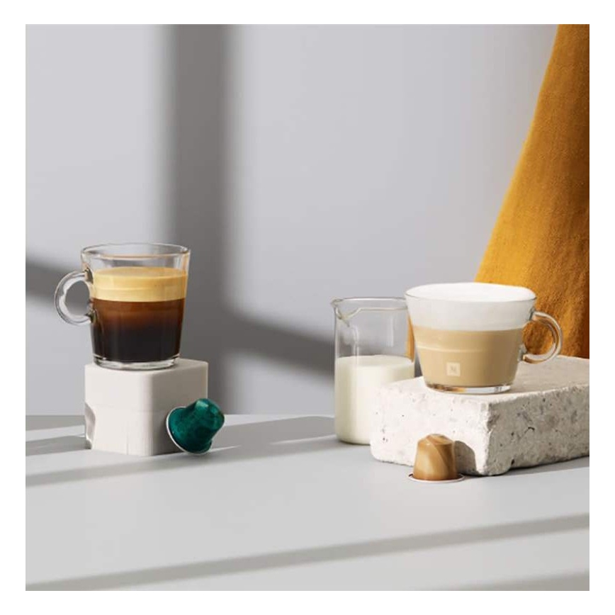 Krups - Máquina de café de cápsulas NESPRESSO Essenza mini 1310W/230V branco