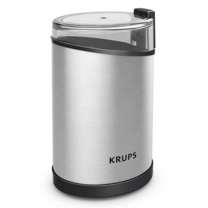 Krups - Triturador elétrico de café em grão 85g FAST-TOUCH 200W/230V cromado mate