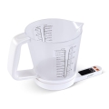 Lamart - Balança de cozinha digital com copo medidor 2xAAA branca