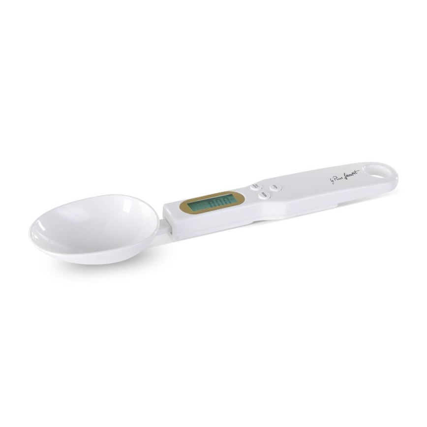 Lamart - Colher de pesagem com ecrã LCD, 1x CR2032, branca