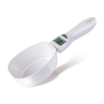 Lamart - Colher de pesagem com ecrã LCD, 2x AAA, branca