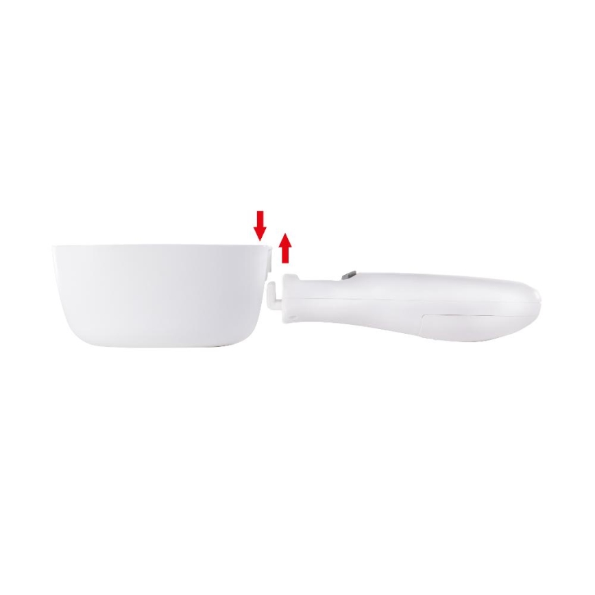 Lamart - Colher de pesagem com ecrã LCD, 2x AAA, branca