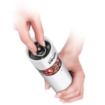 Lamart - Moedor elétrico de especiarias 4xAA branco
