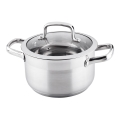 Lamart - Panela com tampa de 20 cm de aço inoxidável