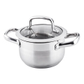 Lamart - Panela com tampa de aço inoxidável de 16 cm