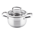 Lamart - Panela com tampa de aço inoxidável de 18 cm