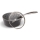 Lamart - Panela pequena com revestimento tipo granito e tampa, 16 cm, preto/cinza/inox