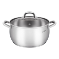 Lamart - Pote com tampa de aço inoxidável de 24 cm