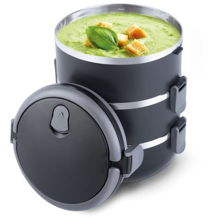 Lamart - Recipiente térmico para alimentos 1,8 l preto