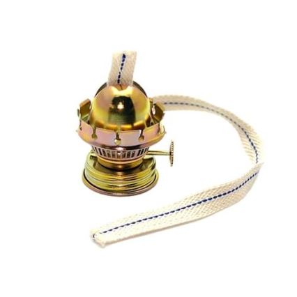 Lâmpada a petróleo Eliška 20 cm verde floresta