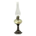 Lâmpada a petróleo KRASOMÍRA 42 cm verde floresta
