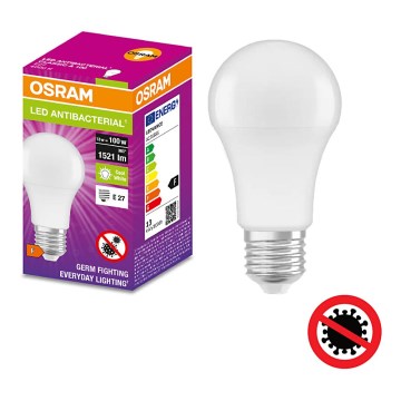 Lâmpada antibacteriana LED A100 E27/13W/230V 4000K - Osram