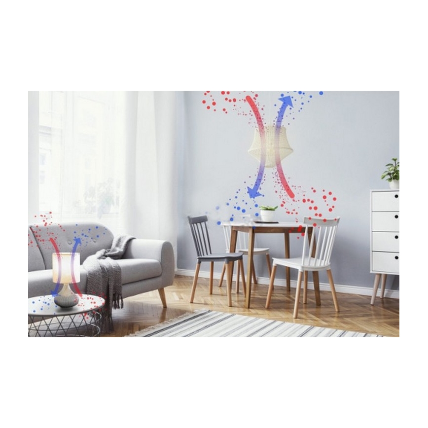 Lâmpada antibacteriana LED A75 E27/10W/230V 6500K - Osram