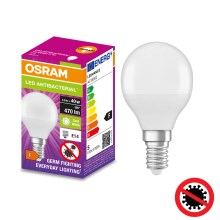 Lâmpada antibacteriana LED P40 E14/4,9W/230V 4000K - Osram