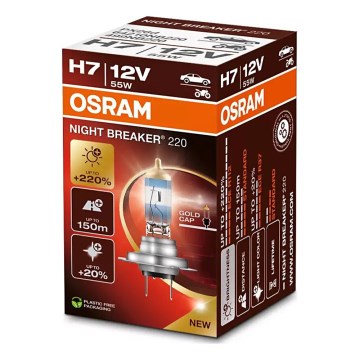 Lâmpada automóvel NIGHT BREAKER H7 PX26d/55W/12V - Osram