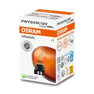 Lâmpada automóvel ORIGINAL WP3.3X14.5-4 PSX PWY24W/24W/12V - Osram