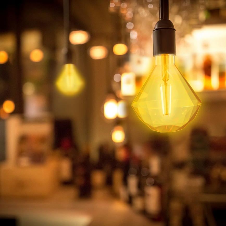 Lâmpada com Filamento LED E27/4W/230V 1800K diamant - Aigostar