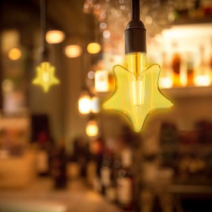 Lâmpada com Filamento LED E27/4W/230V 1800K estrela - Aigostar