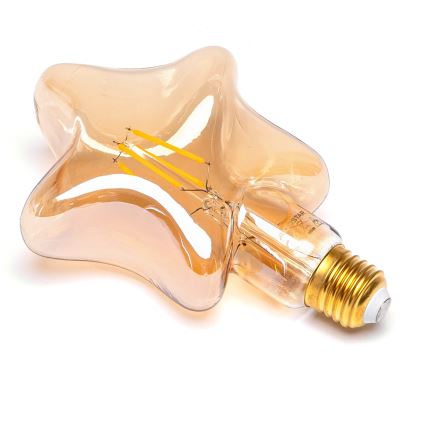 Lâmpada com Filamento LED E27/4W/230V 1800K estrela - Aigostar