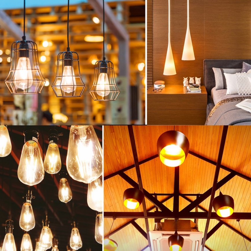 Lâmpada com FILAMENTO LED ST64 E27/6W/230V 2700K - Aigostar