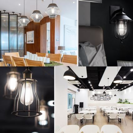 Lâmpada com FILAMENTO LED ST64 E27/6W/230V 6500K - Aigostar