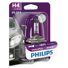 Lâmpada de carro Philips VISION PLUS 12342VPB1 H4 P43t-38/55W/12V