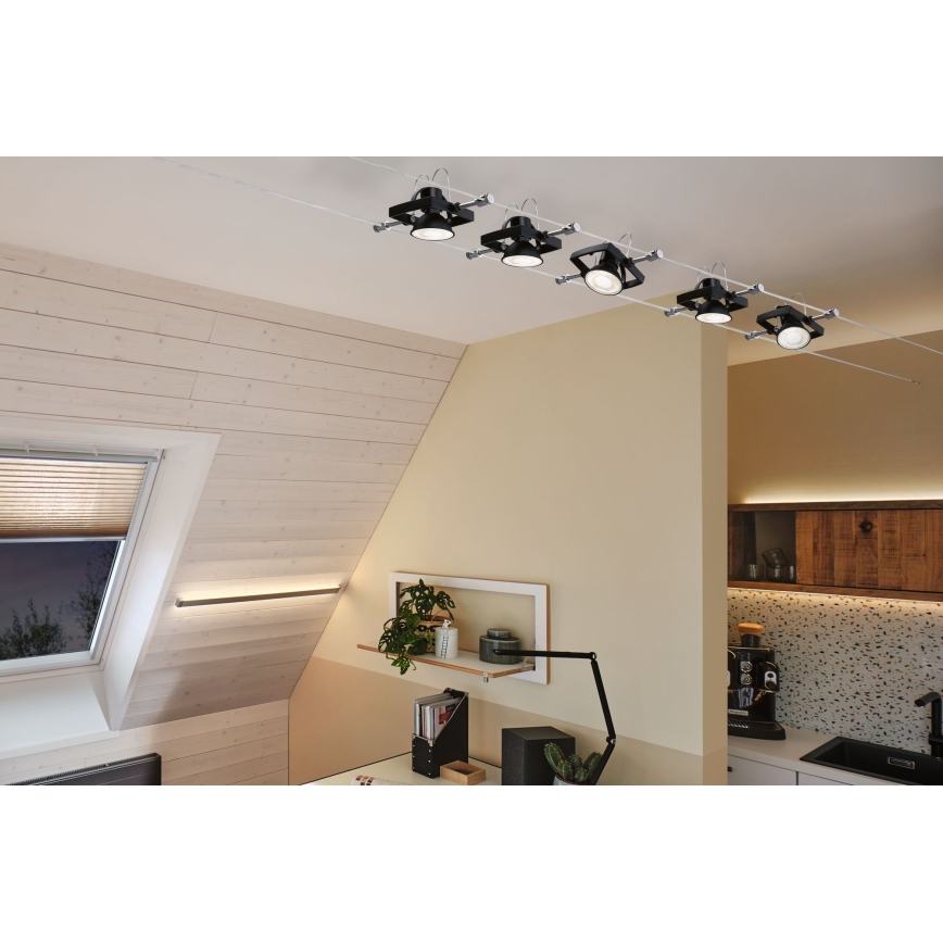 Lâmpada de holofote LED com regulação GU5,3/6,5W/12V 2700K - Paulmann 28757