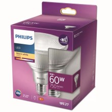 Lâmpada de Holofote LED Philips E27/9W/230V 2700K
