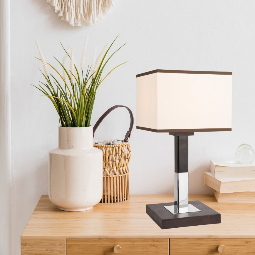 Lâmpada de mesa AMELIA 1xE27/60W/230V