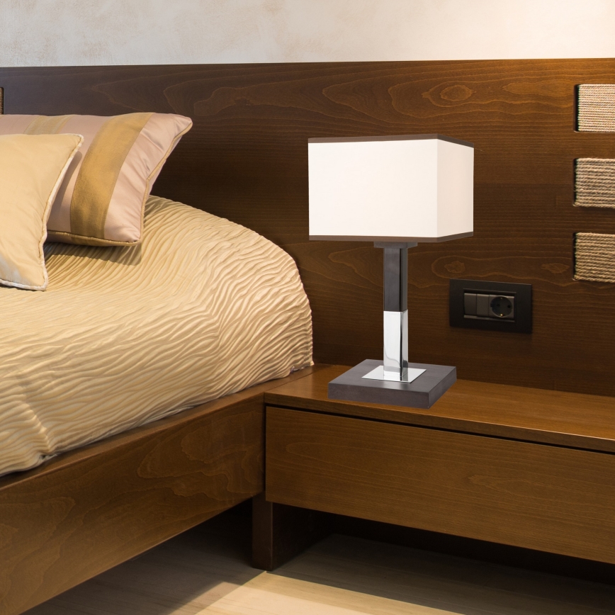 Lâmpada de mesa AMELIA 1xE27/60W/230V