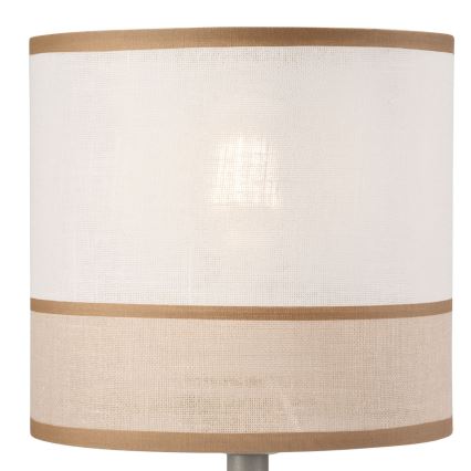 Lâmpada de mesa ANDREA 1xE27/60W/230V faia