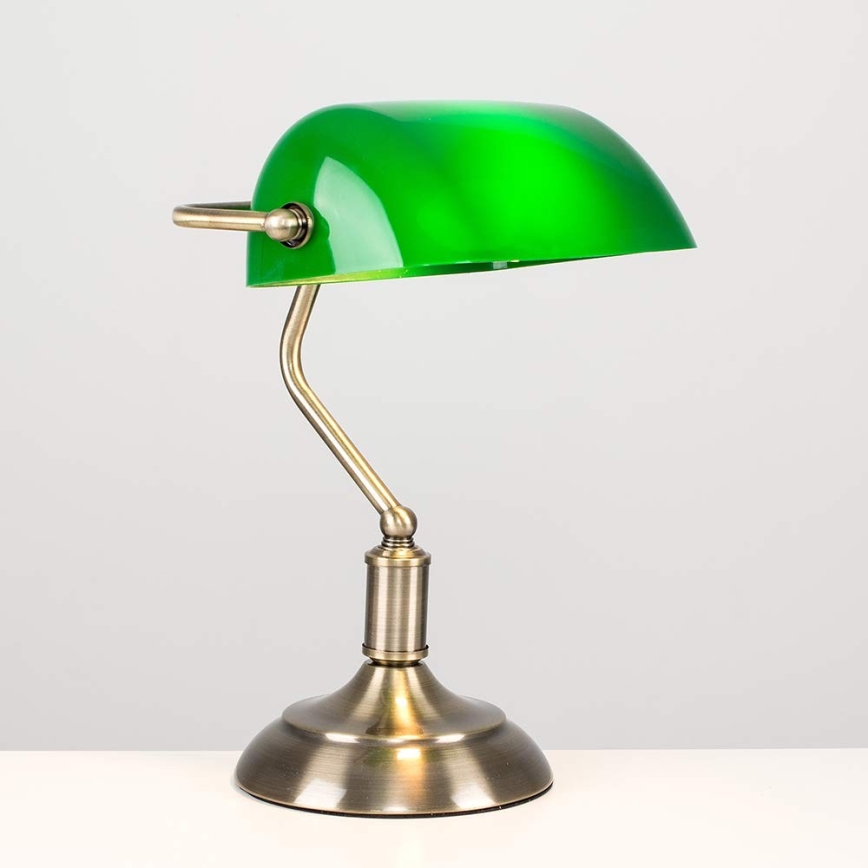 Lâmpada de mesa BANKER 1xE27/60W/230V