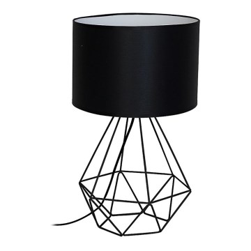 Lâmpada de mesa BASKET 1xE27/60W/230V preto antigo