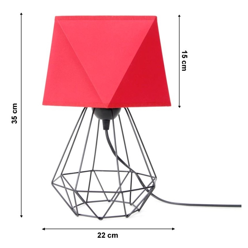 Lâmpada de mesa DIAMENT 1xE27/60W/230V