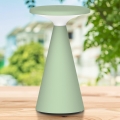 Lâmpada de mesa exterior LED tátil regulável PAROS LED/1,8W/5V USB 1800 mAh IP44 verde