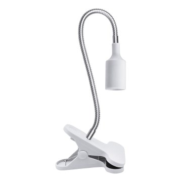 Lâmpada de mesa flexível com clipe para cultivo de plantas PLANTY 1xE27/30W/230V branca