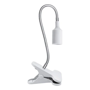 Lâmpada de mesa flexível com clipe para cultivo de plantas PLANTY 1xE27/30W/230V branca