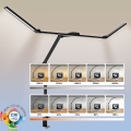 Lâmpada de mesa flexível LED com dimmer tátil POINTIQ LED/36W/230V 3000-6500K CRI 92 preta