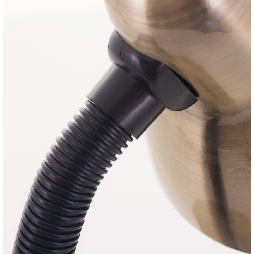 Lâmpada de mesa KADET 1xE27/40W pátina