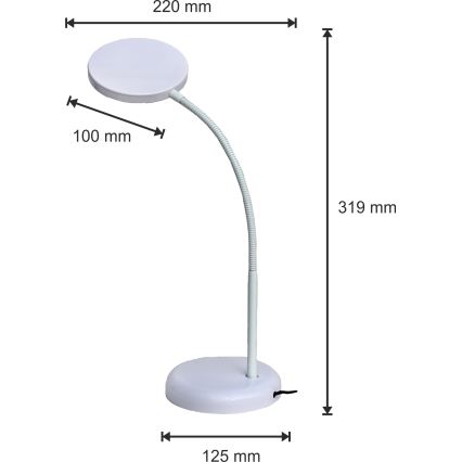 Lâmpada de mesa LED ANITA LED/6W/230V