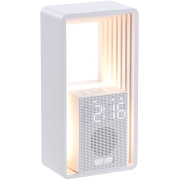 Lâmpada de mesa LED com despertador e carregamento CALM LED/3,5W/5V